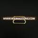 2016 Wholesale garments accessories manufacturer in China rose gold Women bra Zinc alloy bra strap adjuster and ring bra buckle