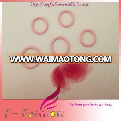 Nylon coated bra strap ring and adjuster