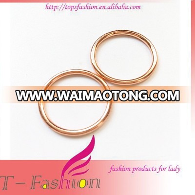 Bra Clasp Rose Gold Zinc Alloy Plated Bra Ring for Charming Woman